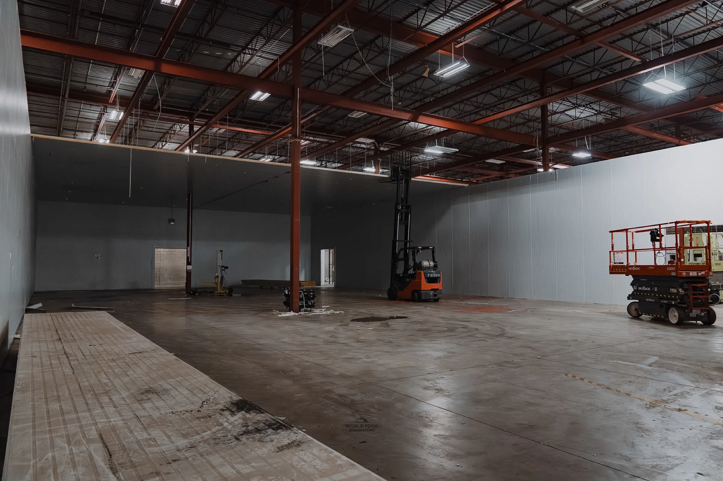 Longo's refrigeration equipment removal, video poster showing controlled dismantling of the cooler corridor