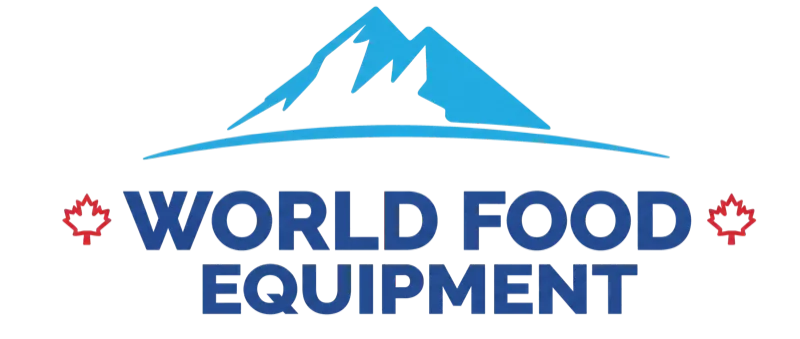 World Food Equipment logo, walk-in coolers and freezers, Ontario