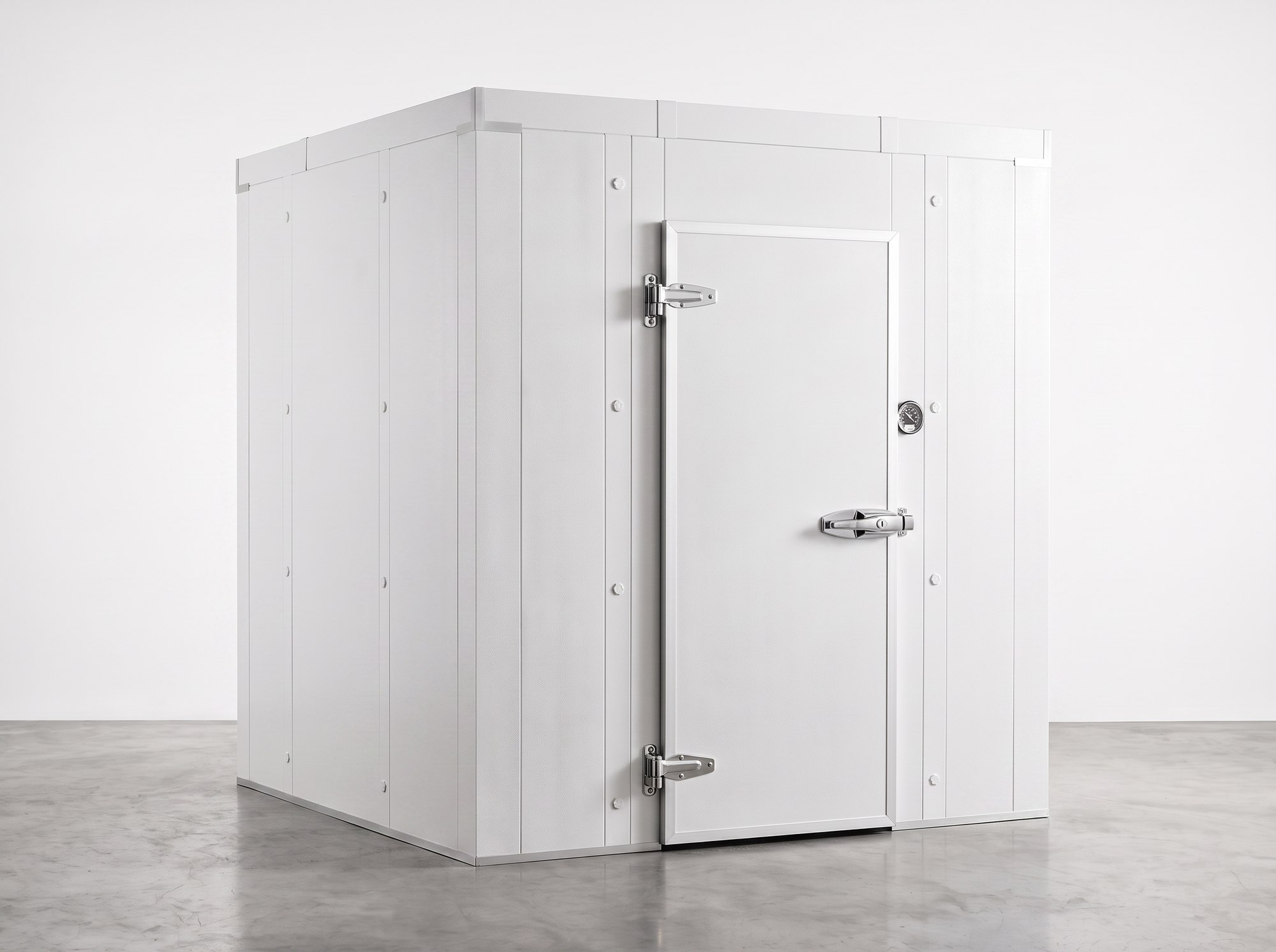 6x6 Walk-In Cooler Box with Door (render, image representative), for sale from World Food Equipment, Mississauga Ontario