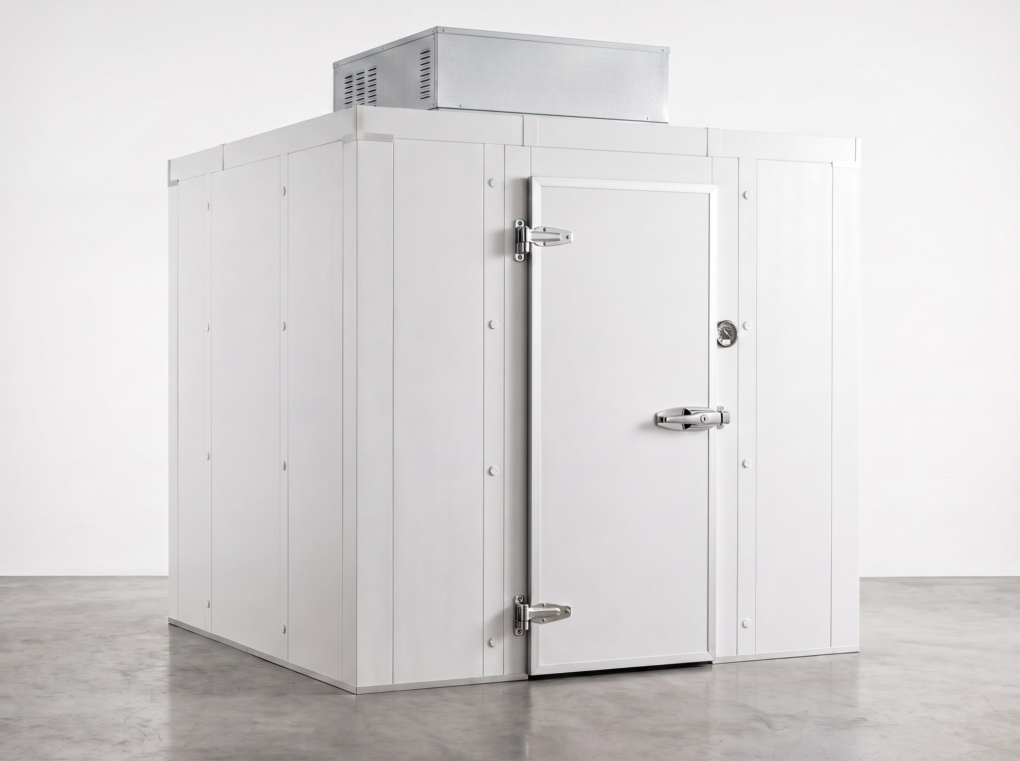 6x8 Self-Contained Walk-In Cooler (render, image representative), for sale from World Food Equipment, Mississauga Ontario