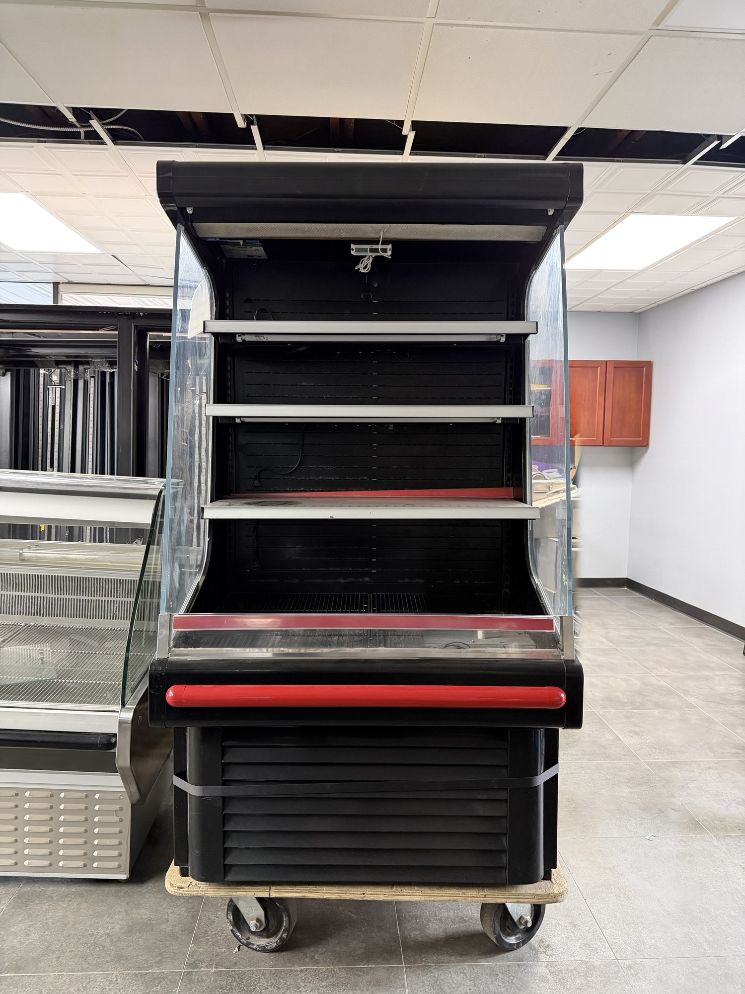 Open-Air Grab-and-Go Merchandiser, Black, for sale from World Food Equipment, Mississauga Ontario
