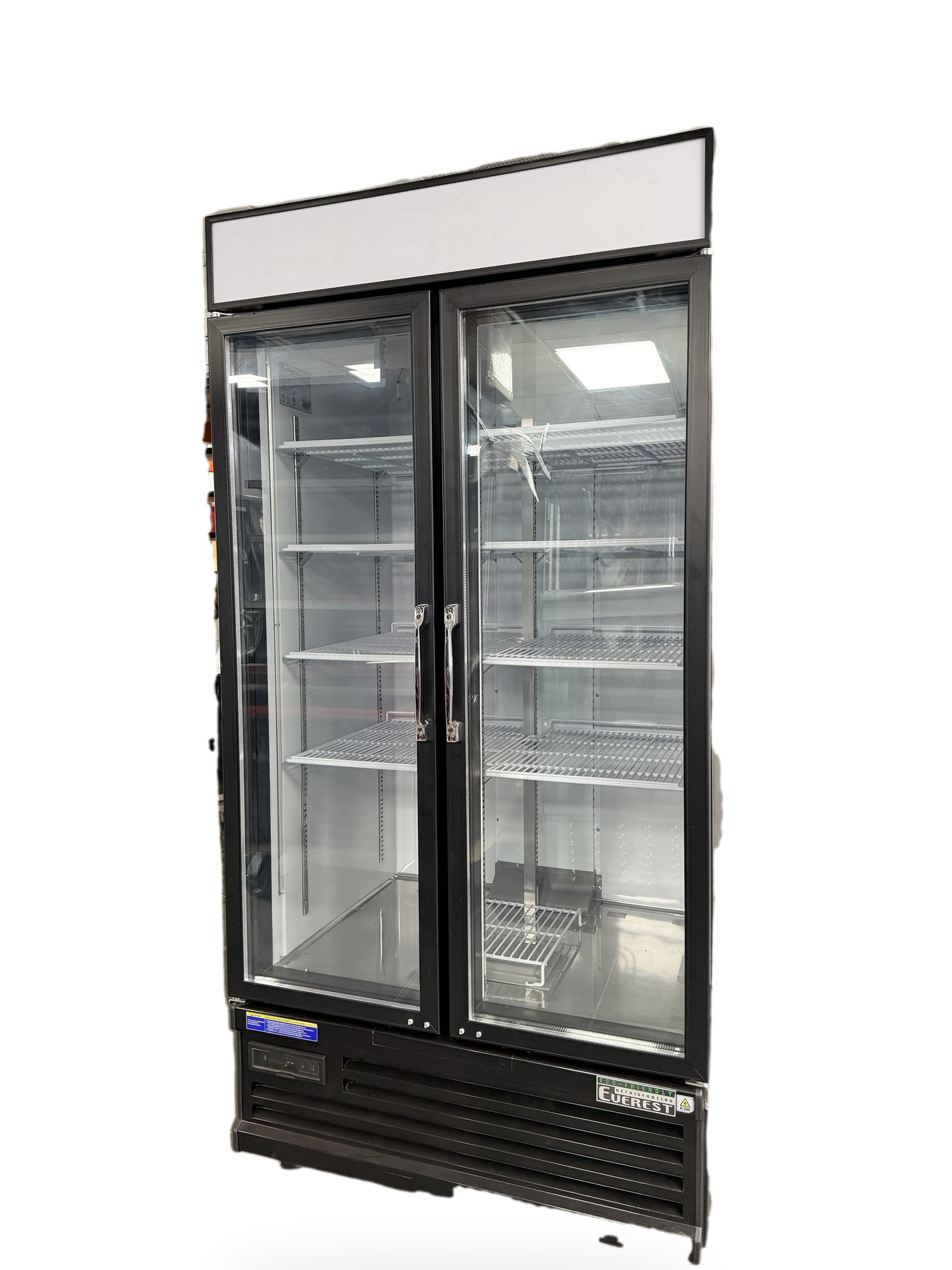 Everest 2-Door Glass Merchandiser (R290), for sale from World Food Equipment, Mississauga Ontario